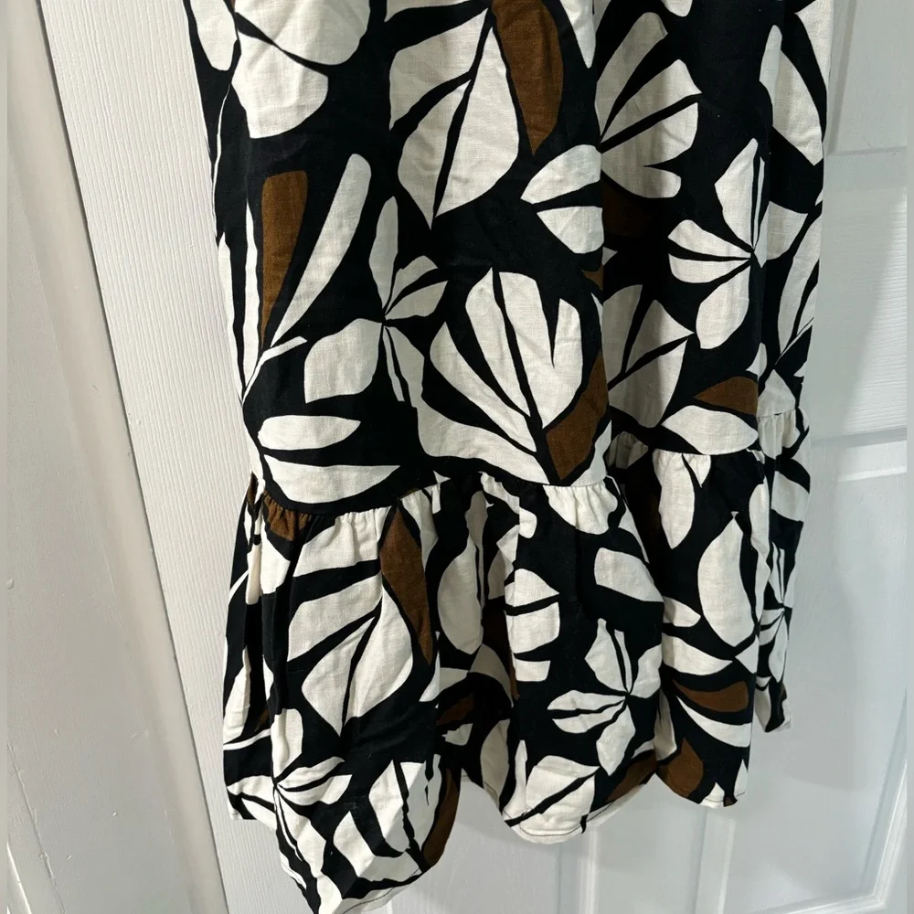 Tabitha Brown for Target Neutral Palm print maxi dress size L - Picture 5 of 13